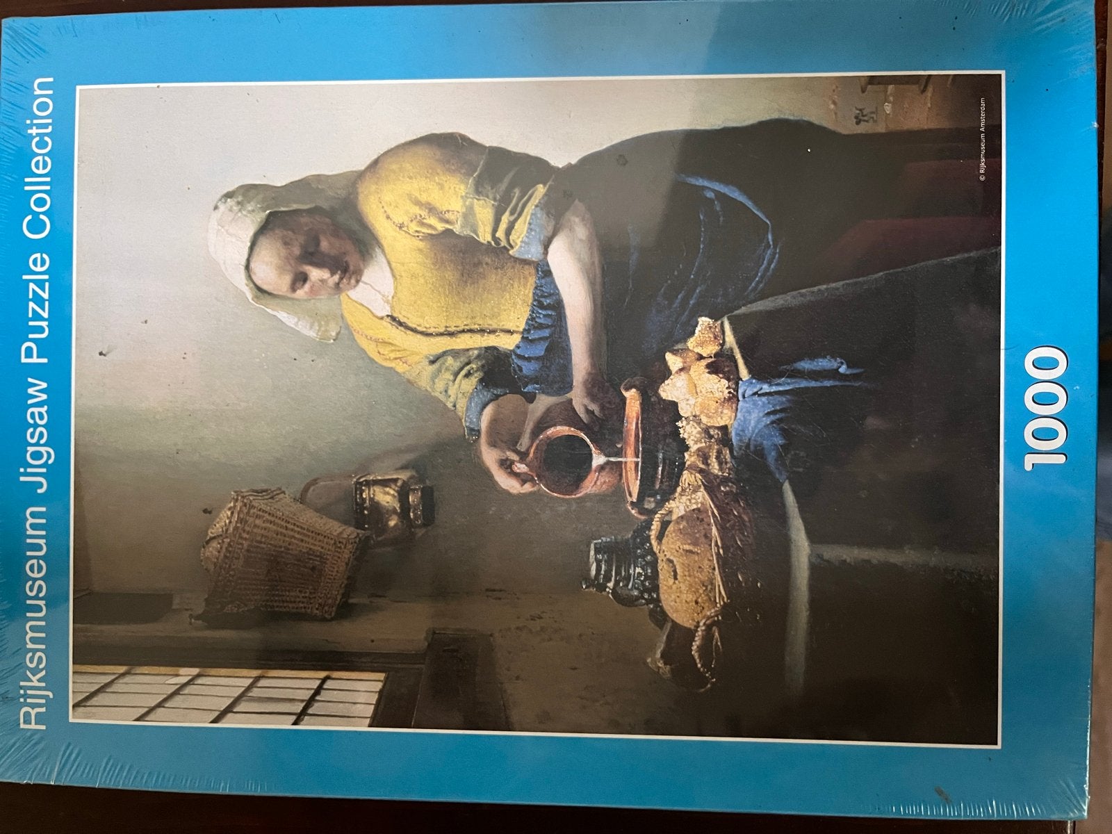 Rijksmuseum Melkmeisje Legpuzzel 1000 stukjes, Ophalen of Verzenden, 500 t/m 1500 stukjes, Nieuw, Legpuzzel