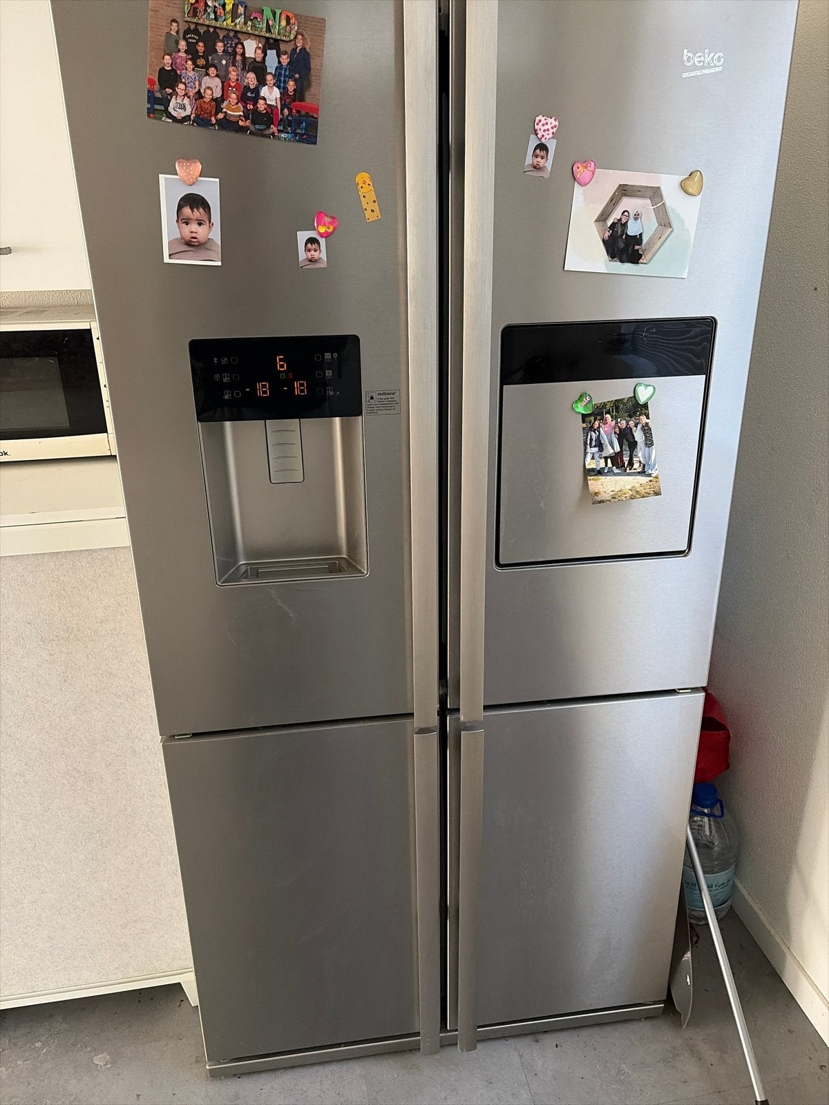 Beko Amerikaanse Koelkast met Water- en IJsdispenser, Witgoed en Apparatuur, Koelkasten en IJskasten, Ophalen, Gebruikt, 200 liter of meer