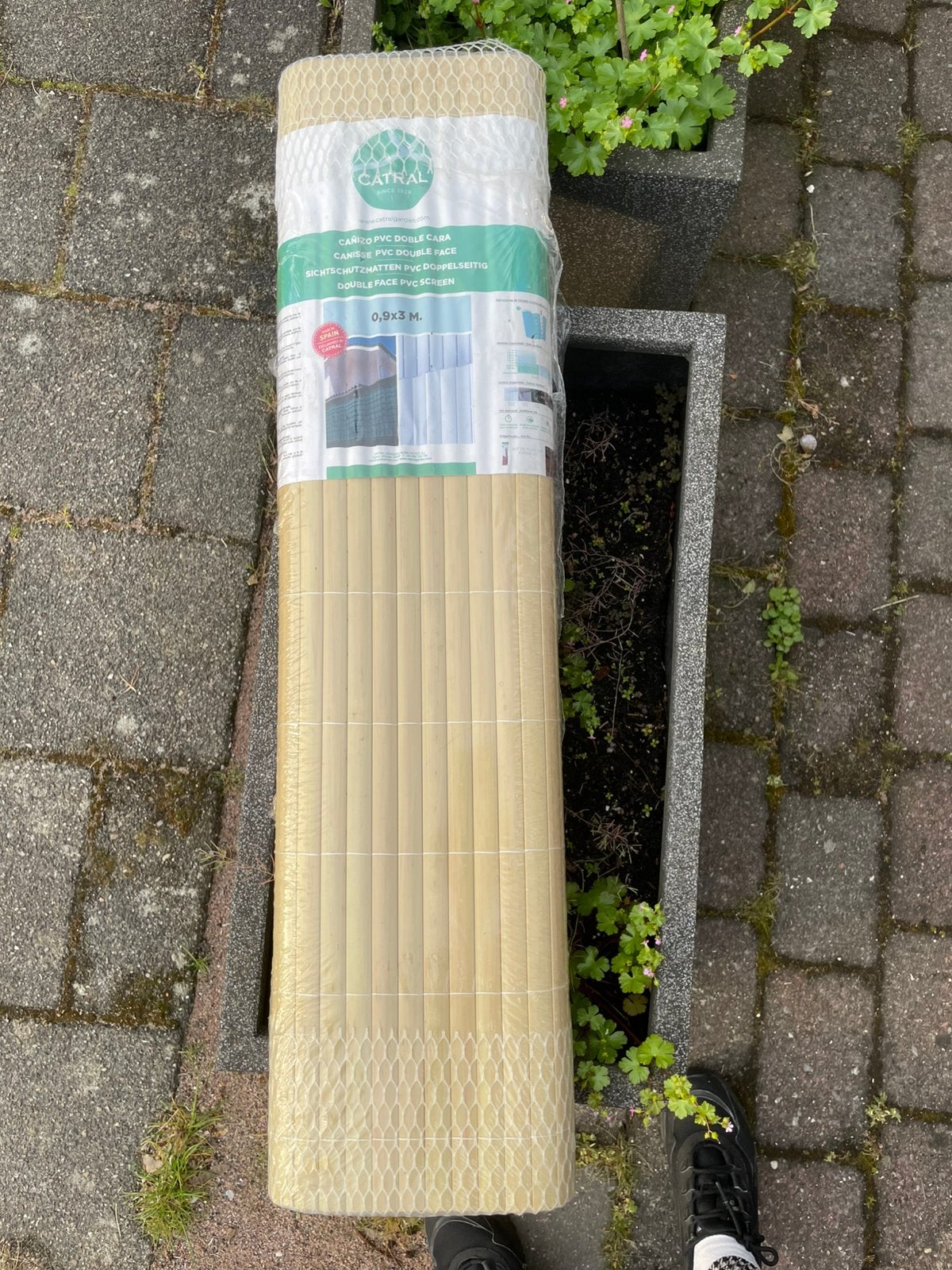 PVC scherm tuinscherm nieuw te koop, Ophalen, Kunststof, Nieuw, 200 cm of meer