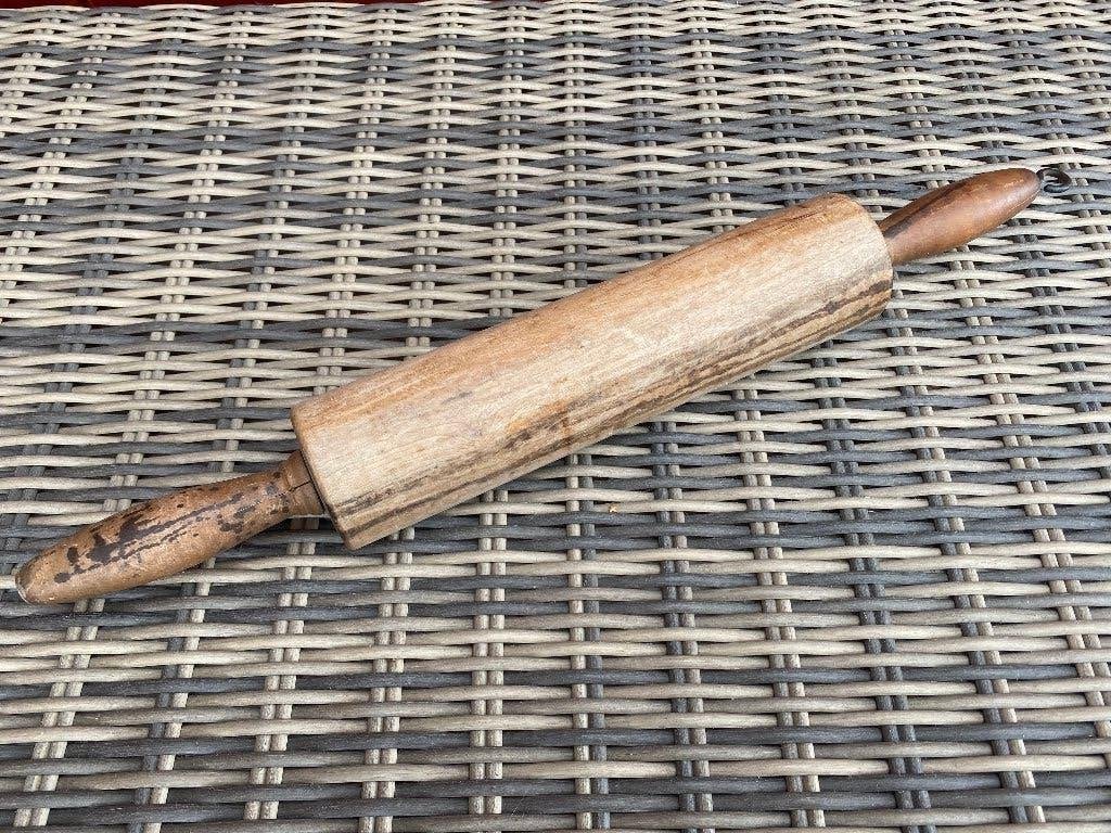 Brocante, landelijke zware deegroller - landelijke keuken, Ophalen of Verzenden