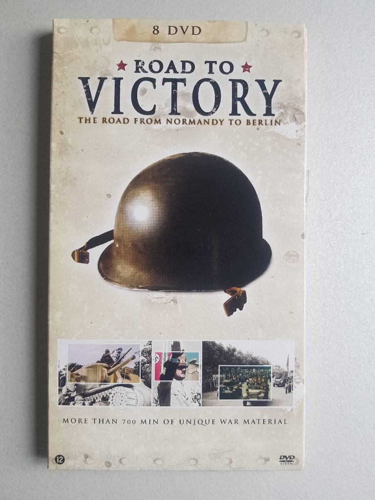 Road to Victory, DVD Box (8 DVD's). 80 jaar D-Day - W.O. 2., Vanaf 16 jaar, Ophalen of Verzenden, Zo goed als nieuw, Oorlog of Misdaad
