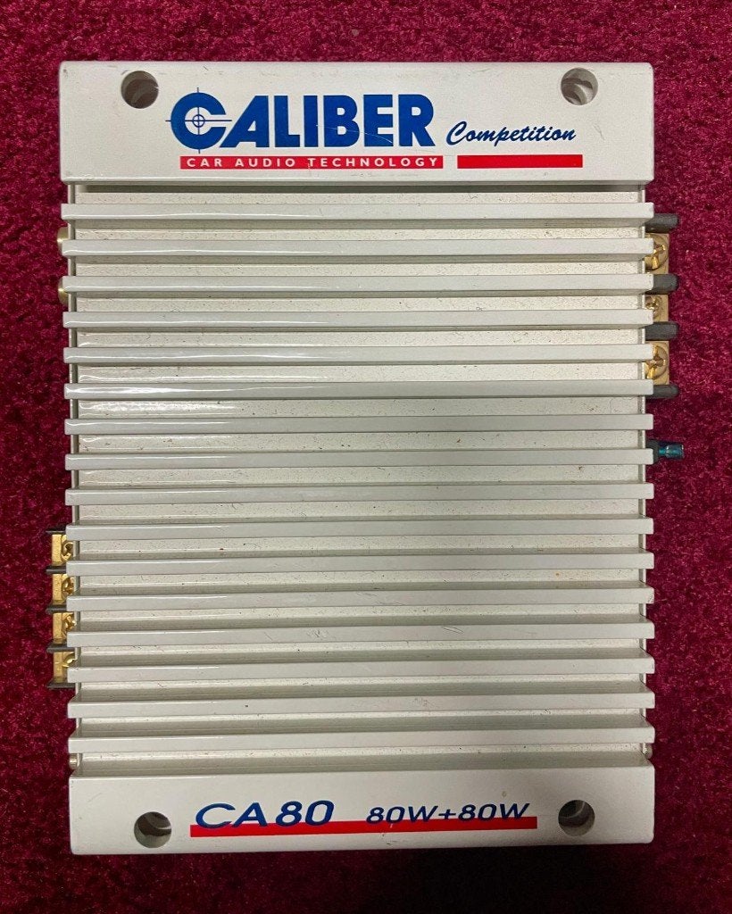 Caliber CA 80 Auto Versterker - 80W + 80W, Auto diversen, Autospeakers, Ophalen of Verzenden, Zo goed als nieuw