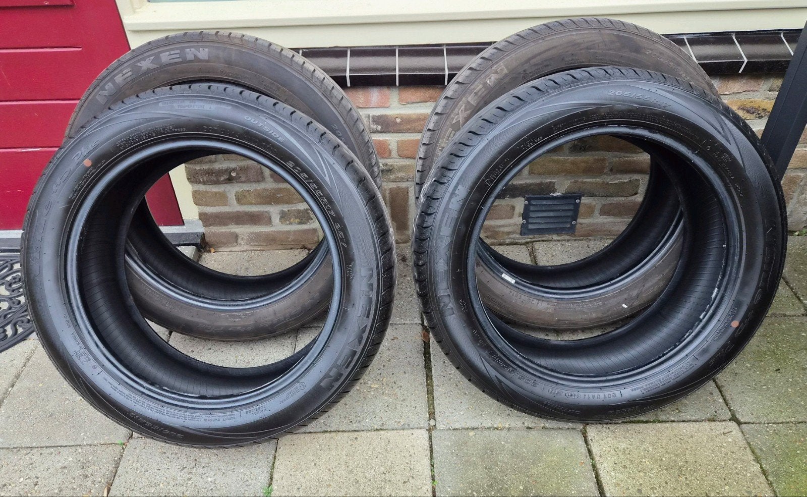 Nexen N'Blue HD Plus zomerbanden 205/55 R17, Ophalen, Gebruikt
