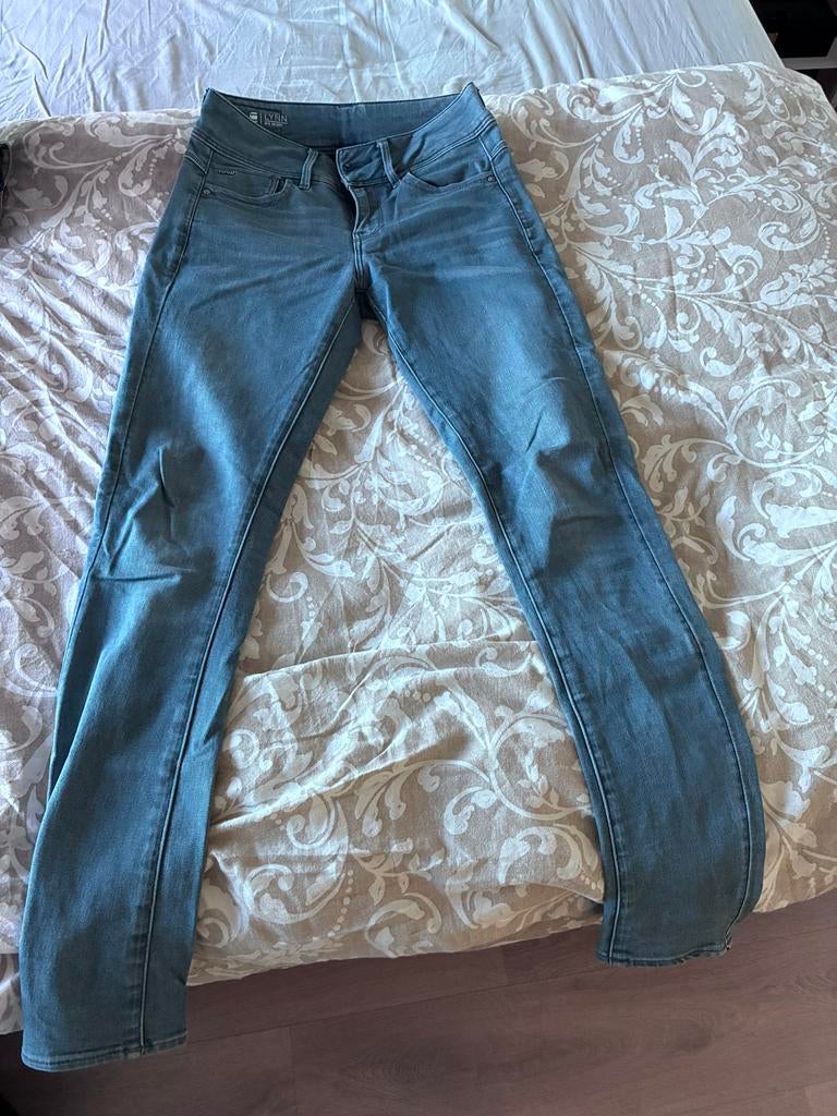 5x G-Star RAW Dames Jeans Lynn Mid Skinny ZGAN, Ophalen of Verzenden, Zo goed als nieuw, Blauw, W27 (confectie 34) of kleiner