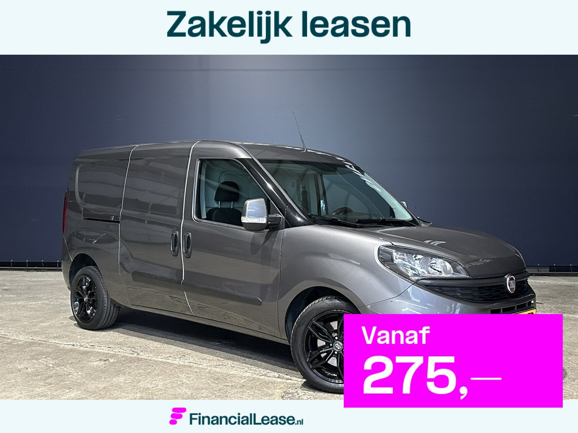 Fiat Doblò Cargo 1.6 MJ*MARGE, Geen BTW* 105pk L2H1 Maxi SX, Voorwielaandrijving, Parkeersensor, Stof, Gebruikt