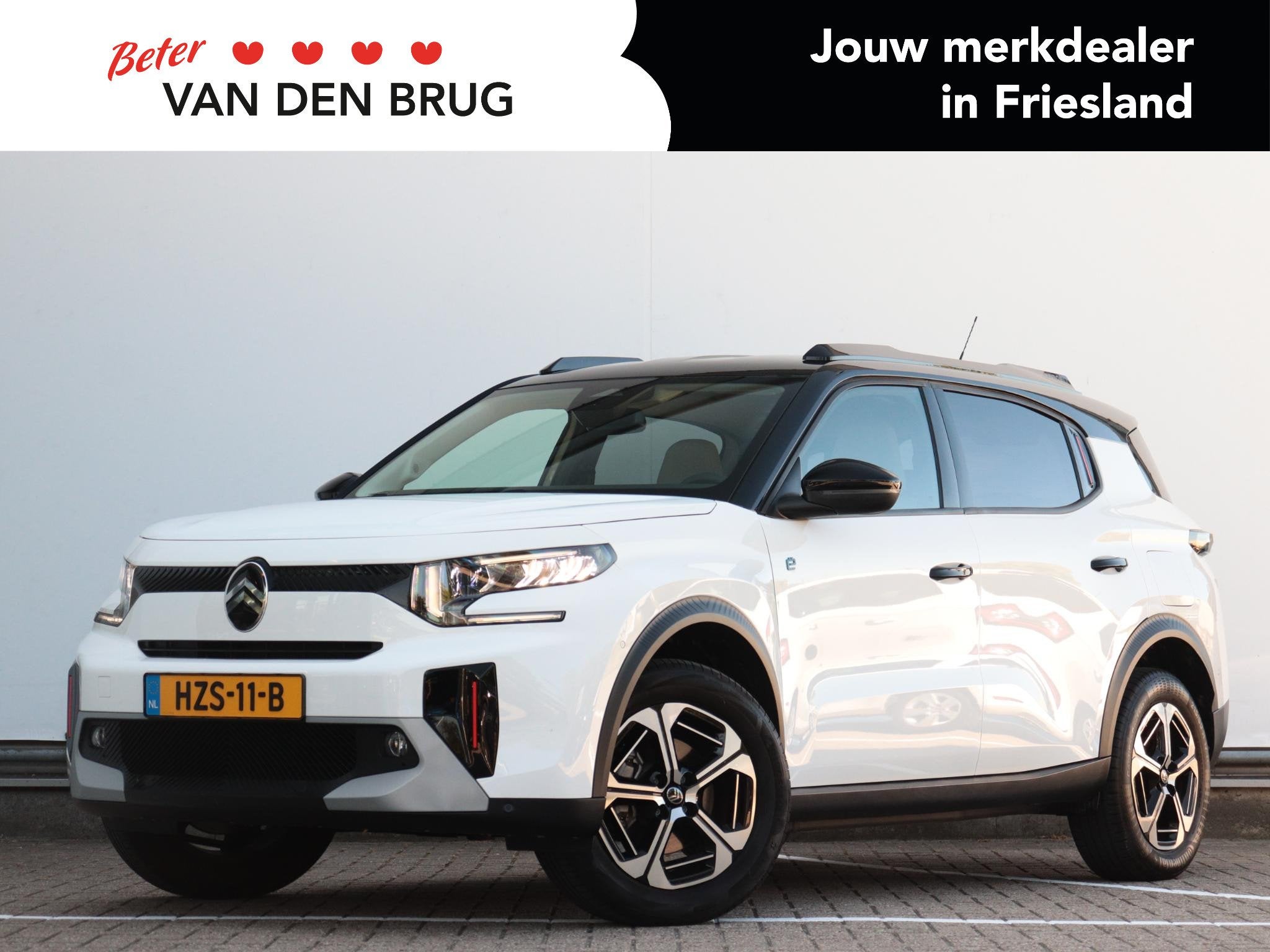 Citroen Ë-C3 Aircross Max 113pk 44 kWh | Afneembare trekhaa, Gebruikt, Parkeersensor, 303 km, Leder en Stof
