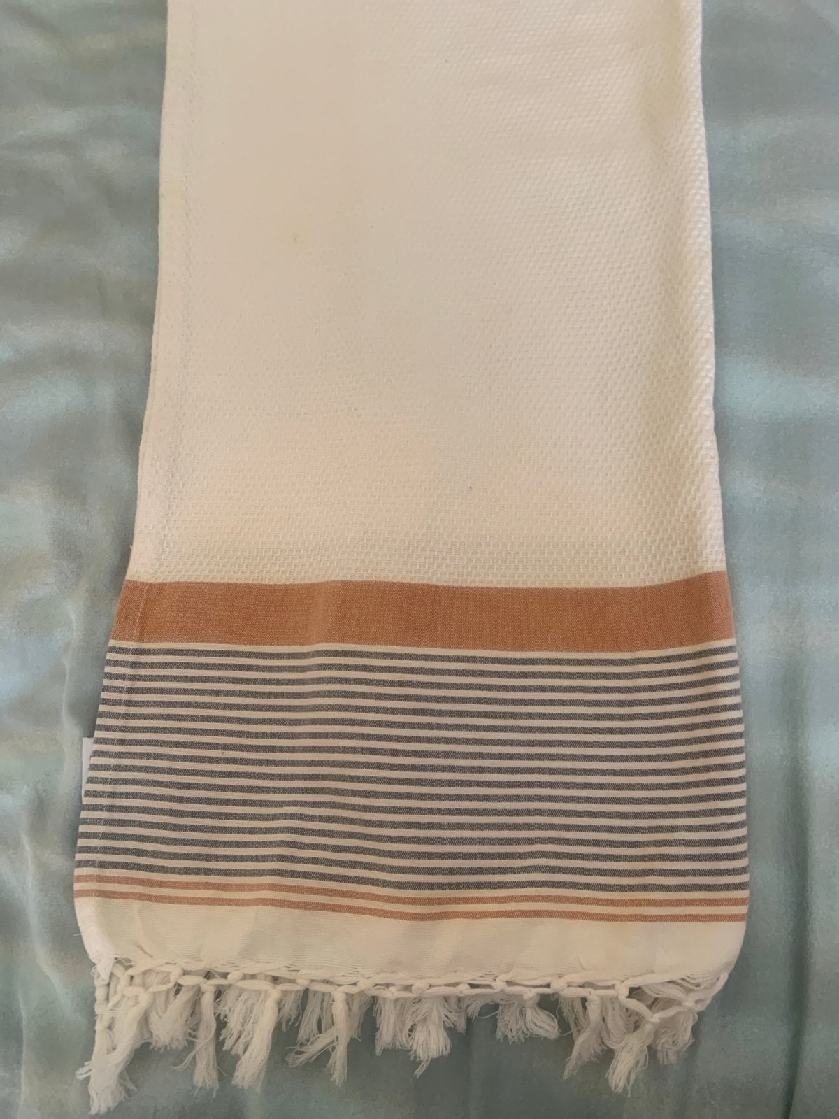 Nieuwe Katoenen Saunadoek 112x64 cm, Ophalen of Verzenden, Nieuw, Meerkleurig, Badlaken
