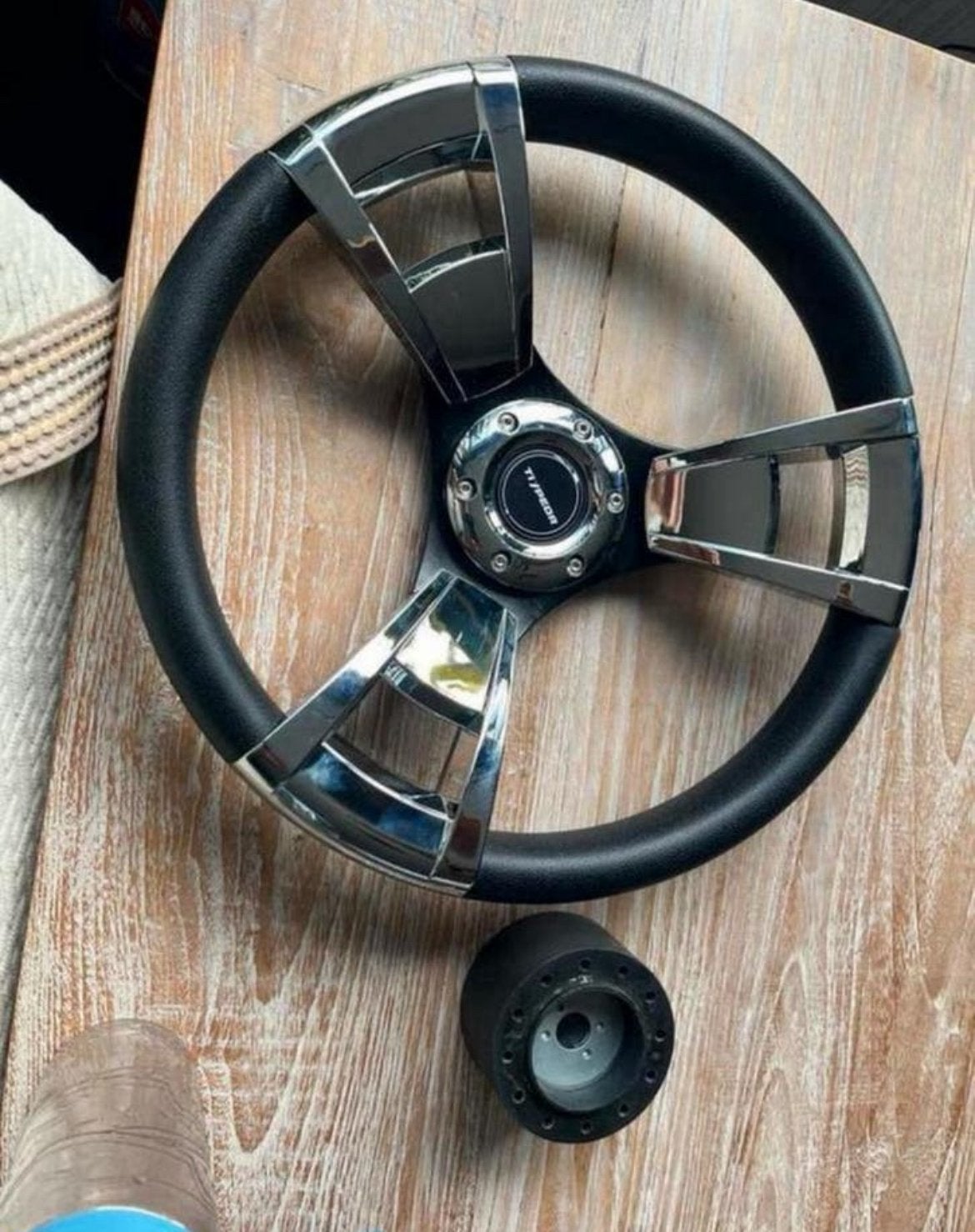 Nieuw boot stuur met adapter., Ophalen of Verzenden, Nieuw