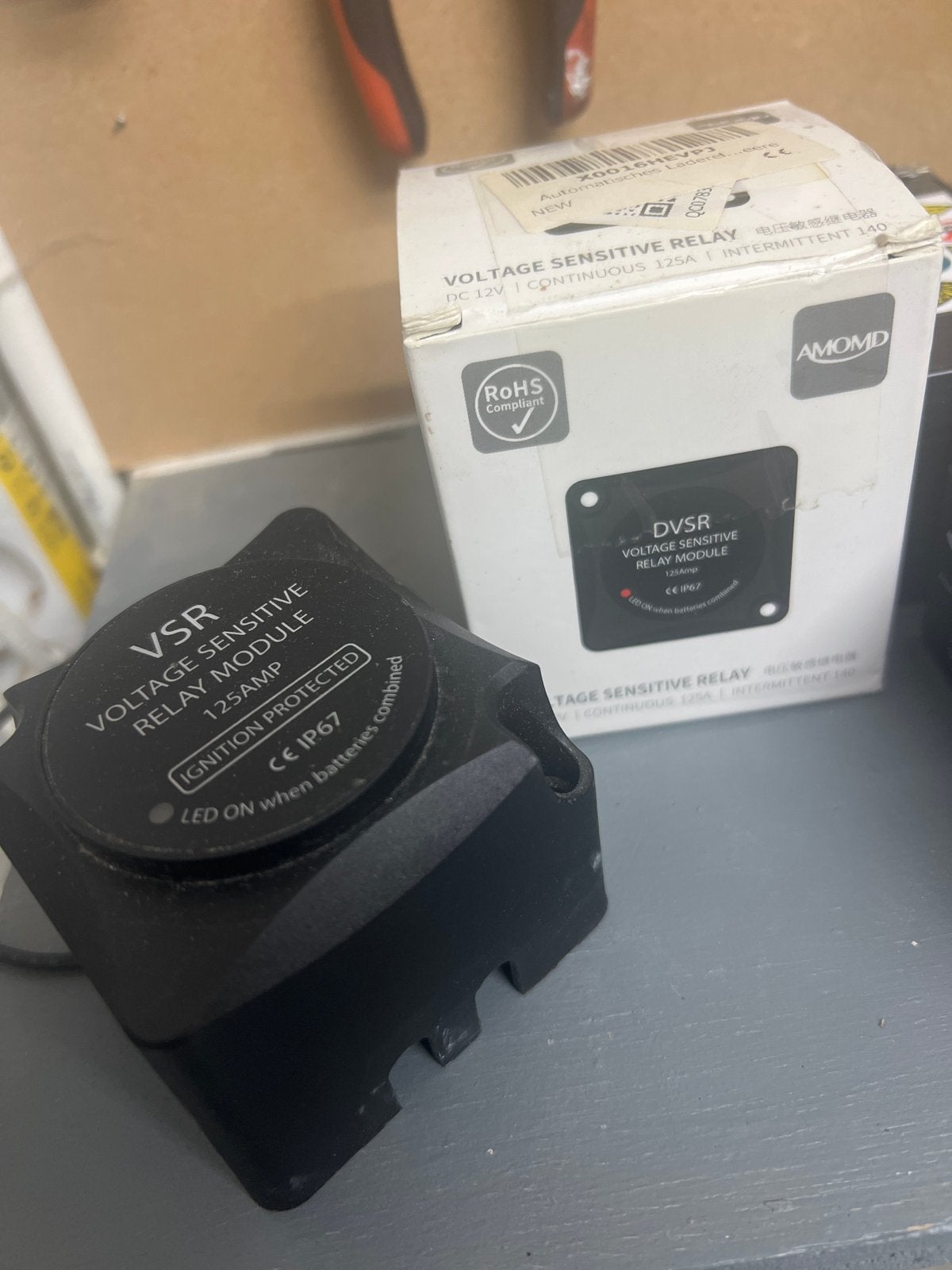 Voltage Sensitive Relay (VSR) 12V 125A - Accu Isolator, Verzenden, Nieuw, Universele onderdelen