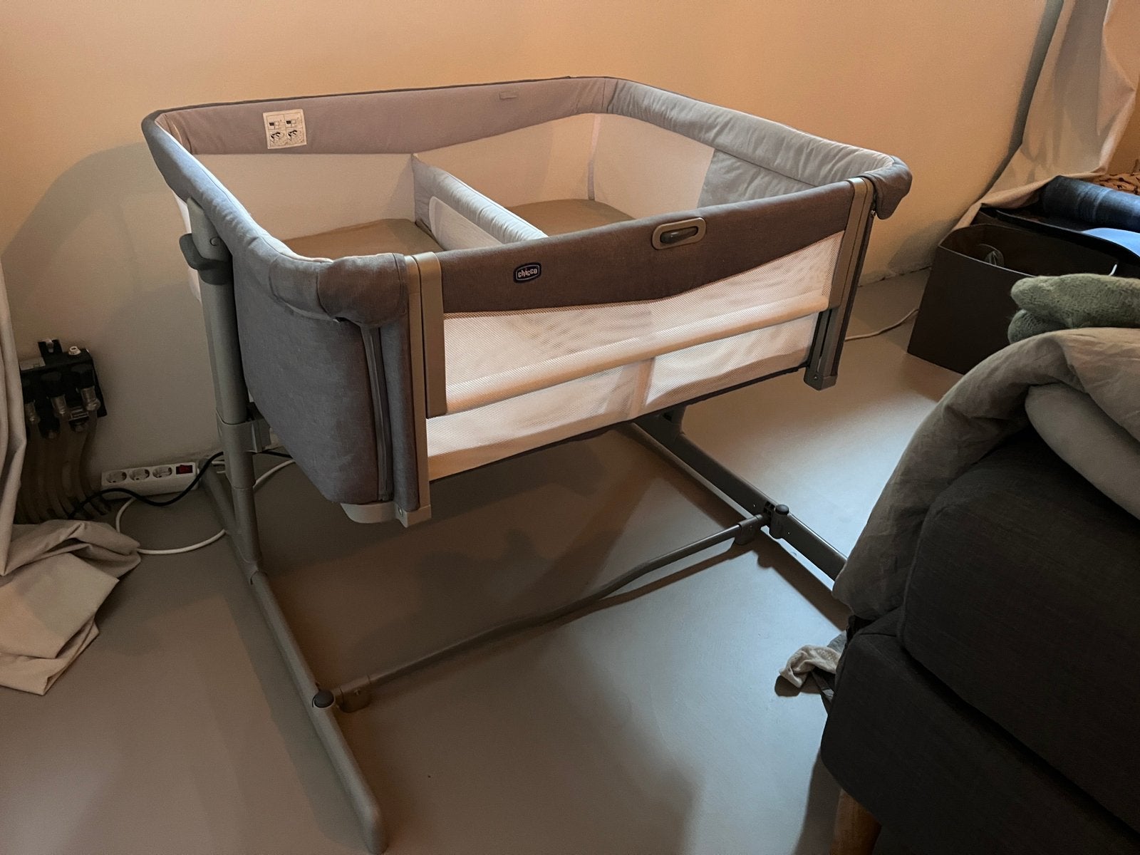 Twin cosleeper merk Chicco, Kinderen en Baby's, Babywiegjes en Ledikanten, Ophalen, Zo goed als nieuw, Wieg