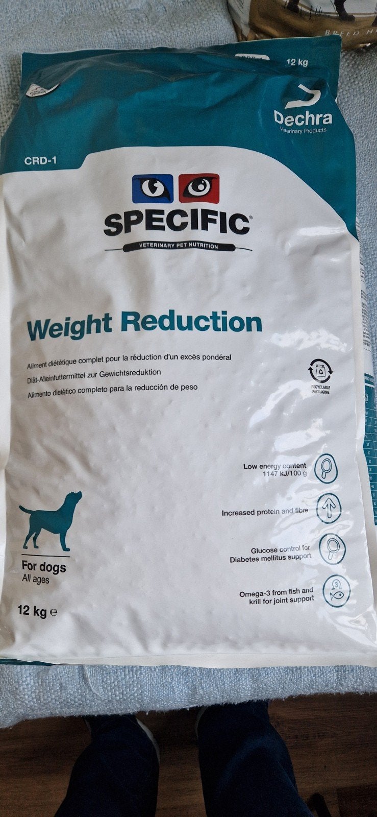 Specific honden voer, Ophalen, Hond