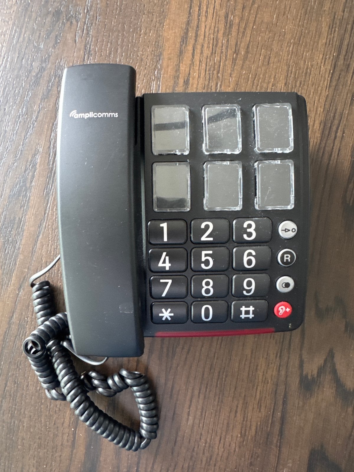 Amplicomms Seniorentelefoon met grote toetsen, Ophalen of Verzenden, Gebruikt, 1 handset