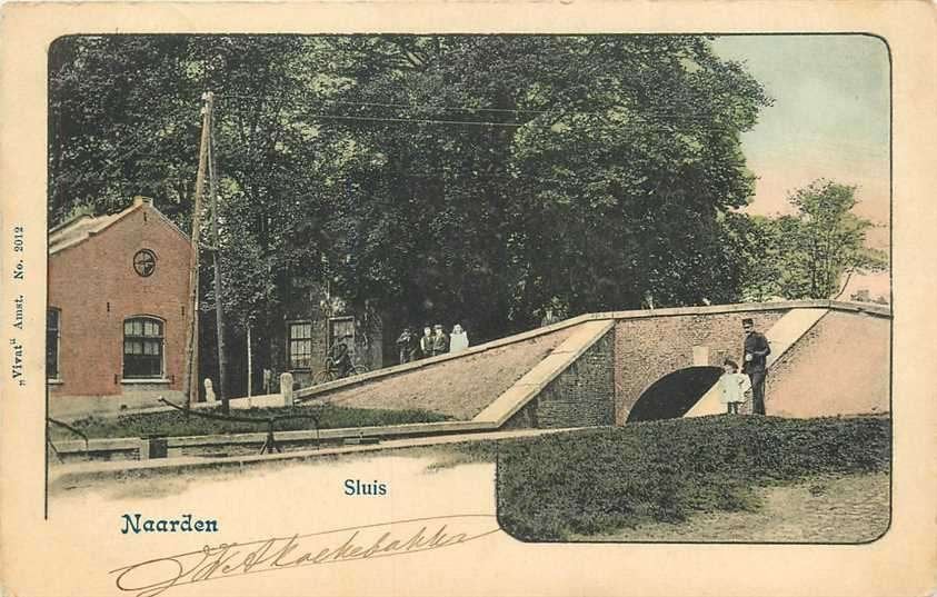 300-197-013 Naarden Sluis, Ophalen of Verzenden, Voor 1920, Noord-Holland