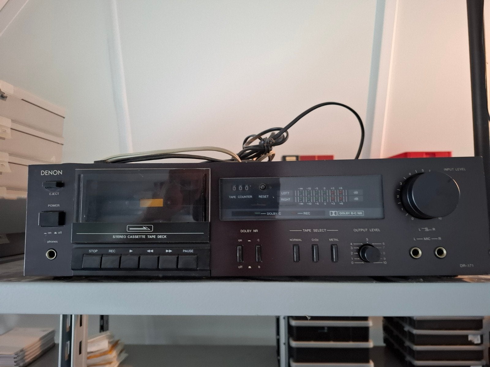 DENON cassettedeck DR 171, Ophalen, Enkel, Denon