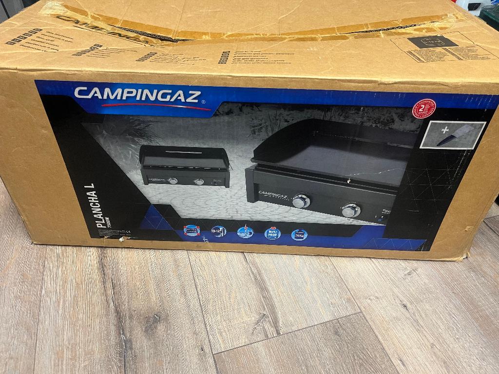 Campingaz plancha L incl accessoires en gasfles, Ophalen, Zo goed als nieuw, Campingaz