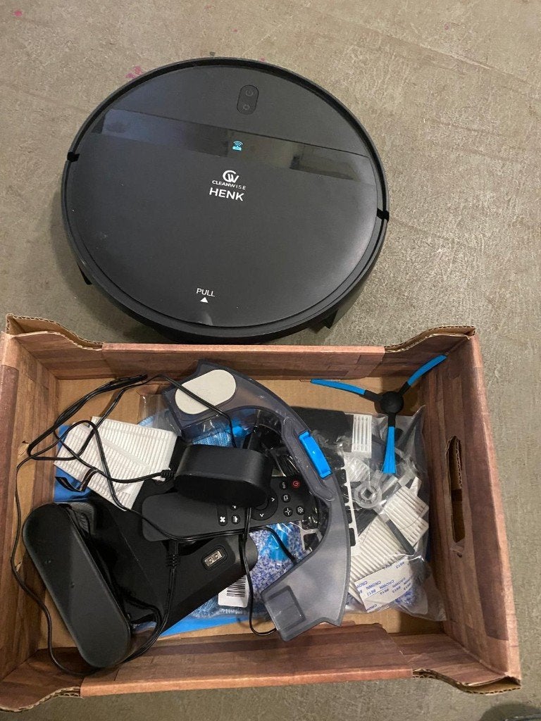 CleanWise Henk Robotstofzuiger met dweilfunctie, Ophalen, Overige merken, Stille werking, Zo goed als nieuw
