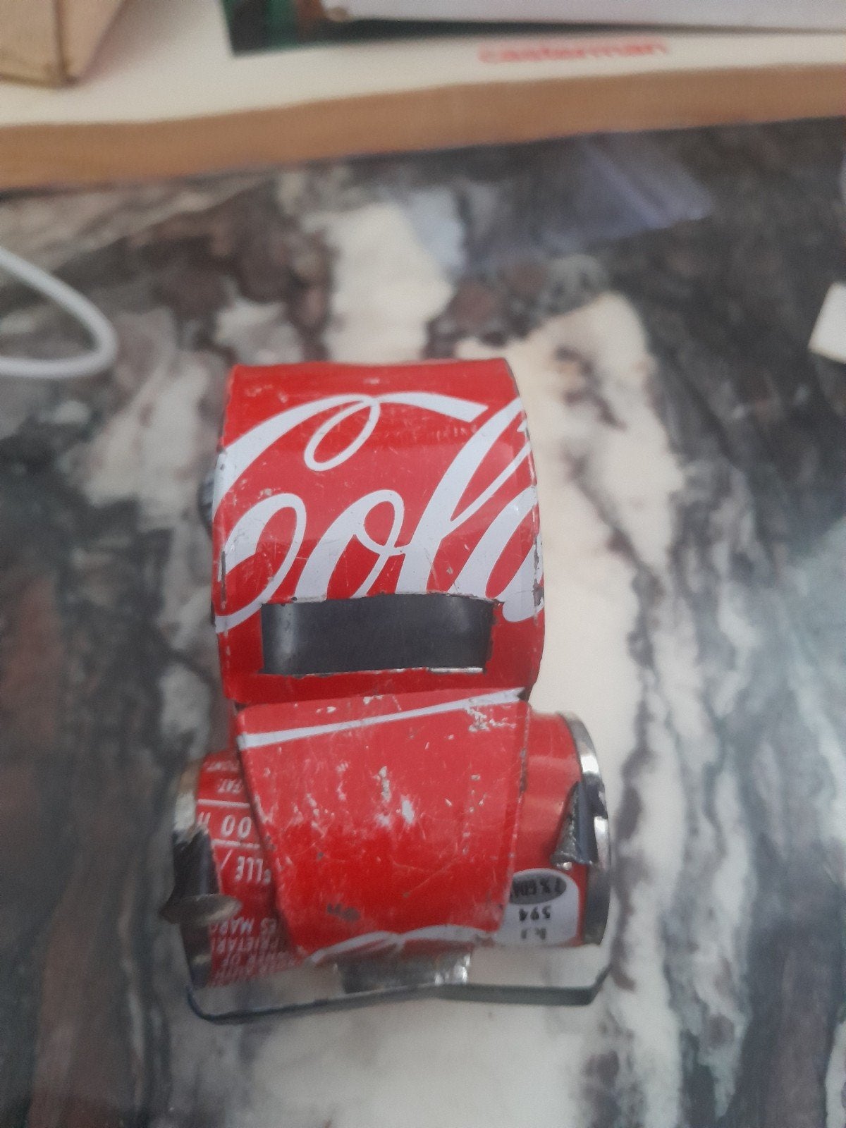 Unieke Coca-Cola blikjes auto - Handgemaakt kunstwerk, Voertuigen, Gebruikt, Verzenden, Handgemaakt