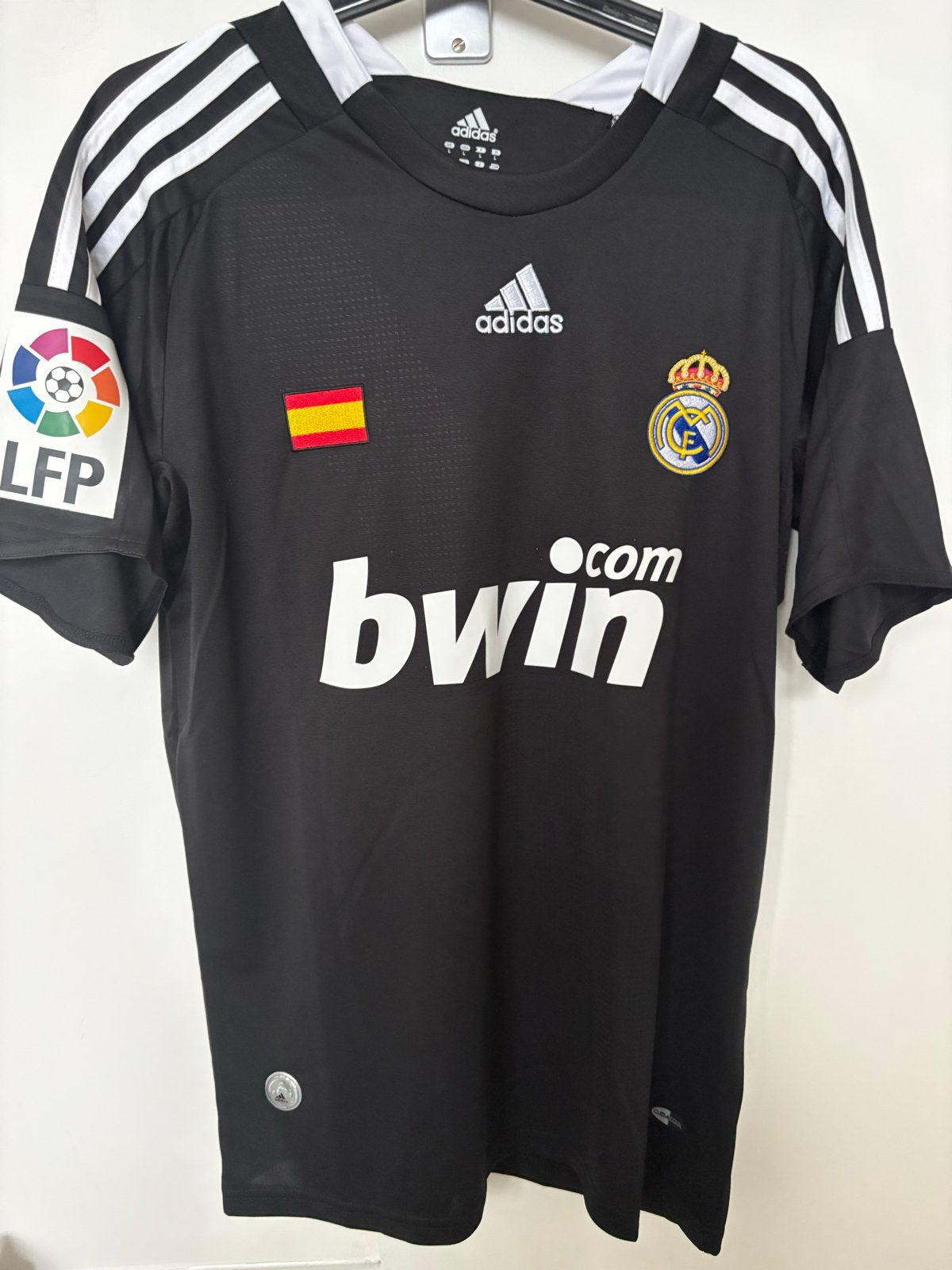 Retro Real Madrid Sneijder 10 uit Zwart Maat large vitnage, Maat 52/54 (L), Zwart, Nieuw, Ophalen of Verzenden