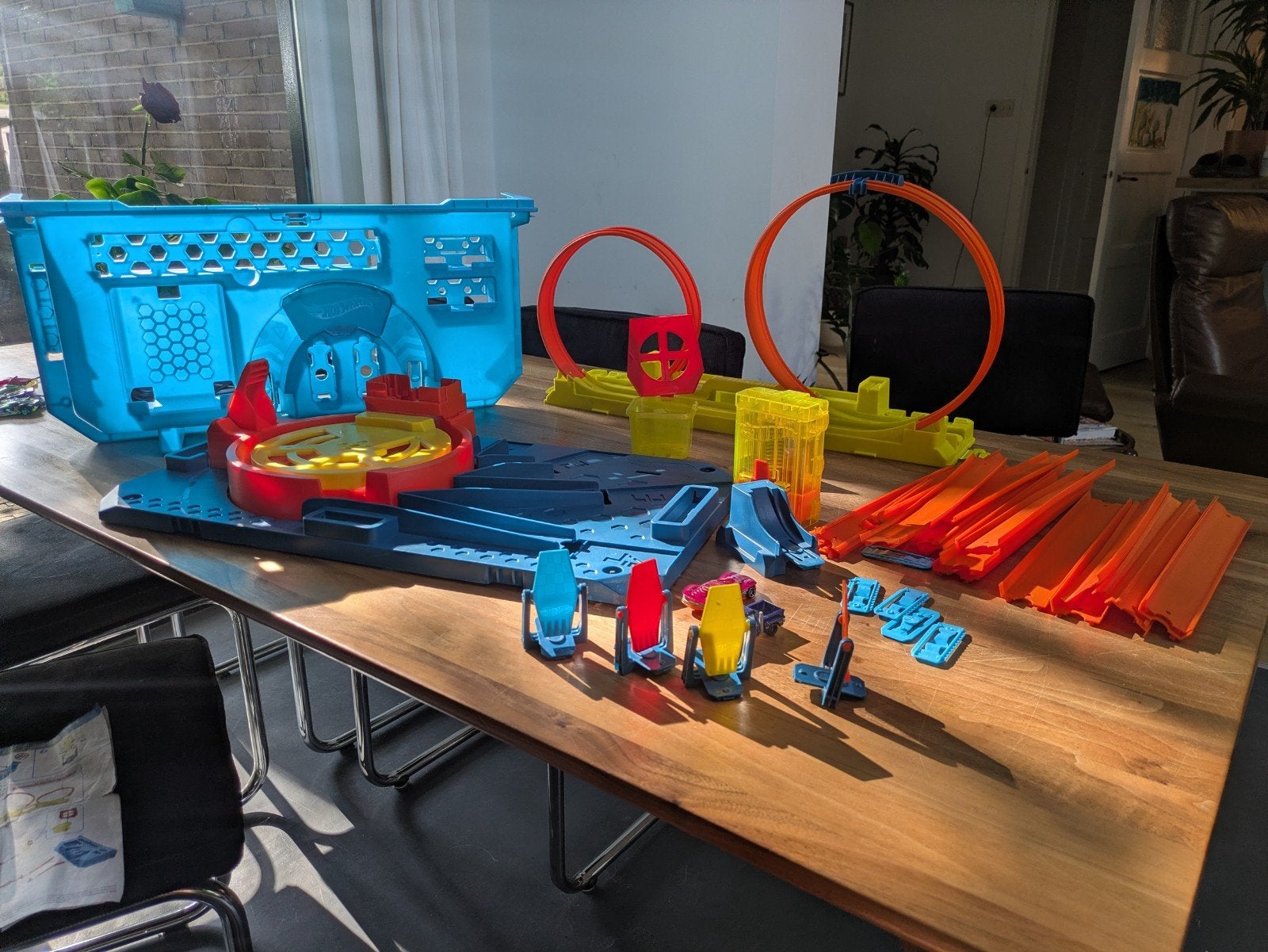 Hot Wheels Track Builder Unlimited Quick Start Set, Kinderen en Baby's, Speelgoed | Speelgoedvoertuigen, Ophalen, Gebruikt