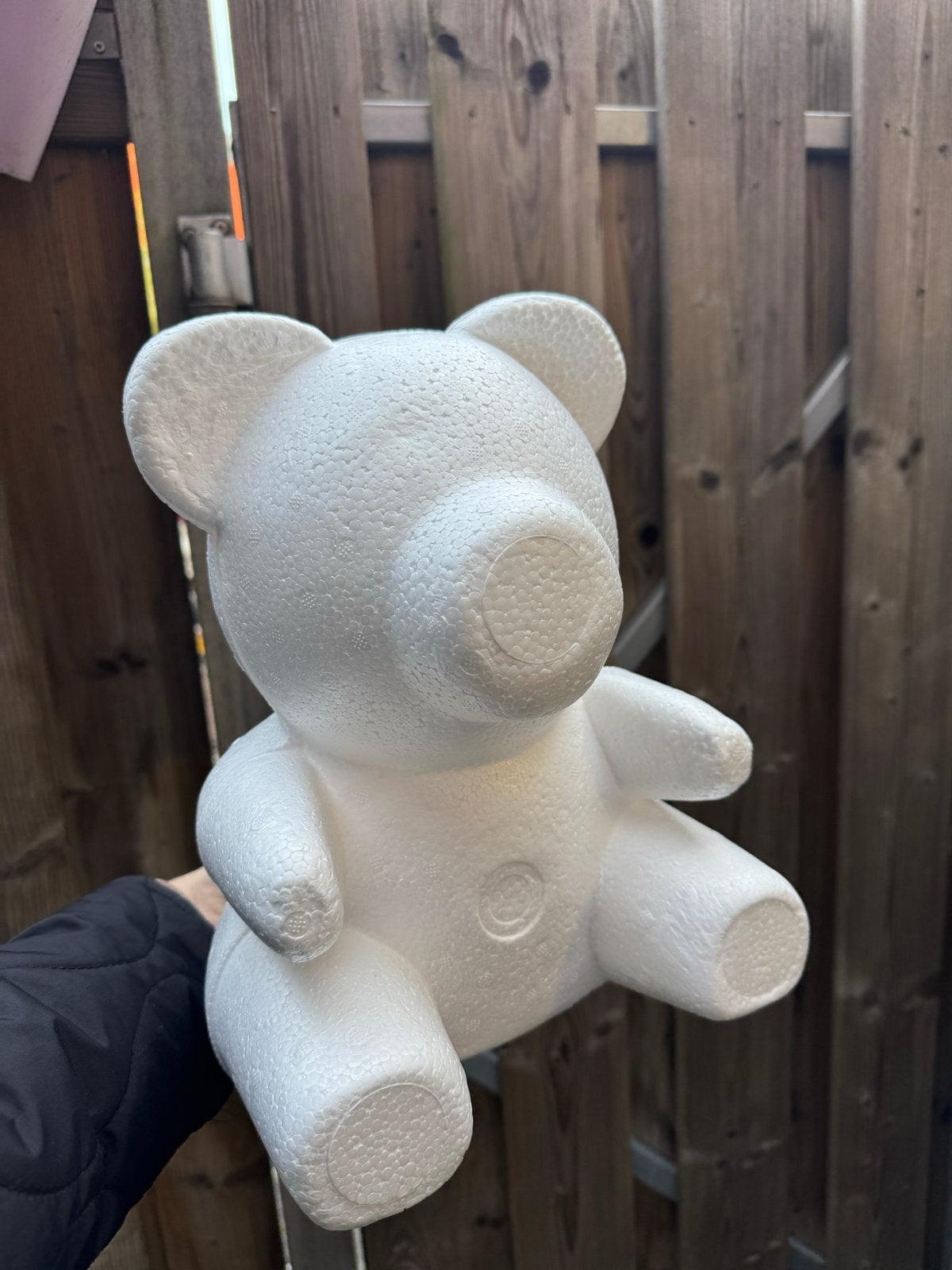 Piepschuim Beervorm - 35 cm Knutselmateriaal, Hobby en Vrije tijd, Dieren, Nieuw, Ophalen of Verzenden, Kunststof