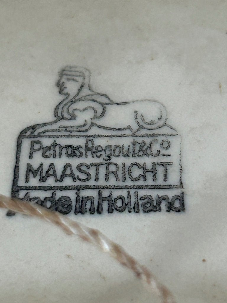 Petrus Regout wandbord huwelijk Juliana Bernhard 1937, Antiek en Kunst, Ophalen of Verzenden