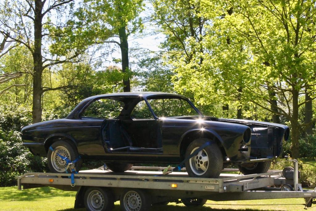 Jaguar XJ12 coupe series 2 project, Auto's, Oldtimers, Automaat, Achterwielaandrijving, Blauw, Leder