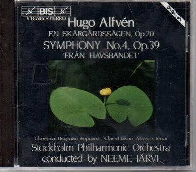 Alfvén: Symfonie nr.4 & Skerries-legend / N.Järvi, Ophalen of Verzenden, Romantiek, Zo goed als nieuw, Orkest of Ballet
