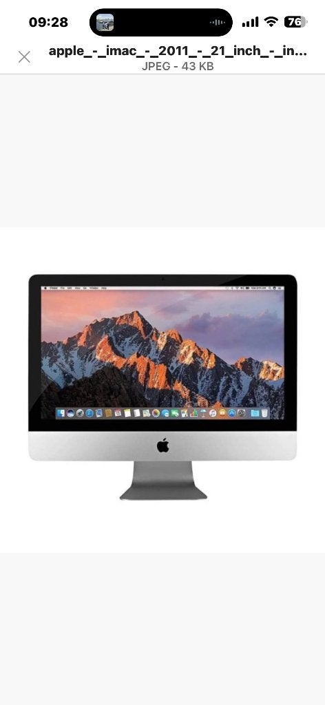iMac (21,5-inch, medio 2011), Computers en Software, Apple Desktops, Ophalen, Gebruikt, 2 tot 3 Ghz, IMac