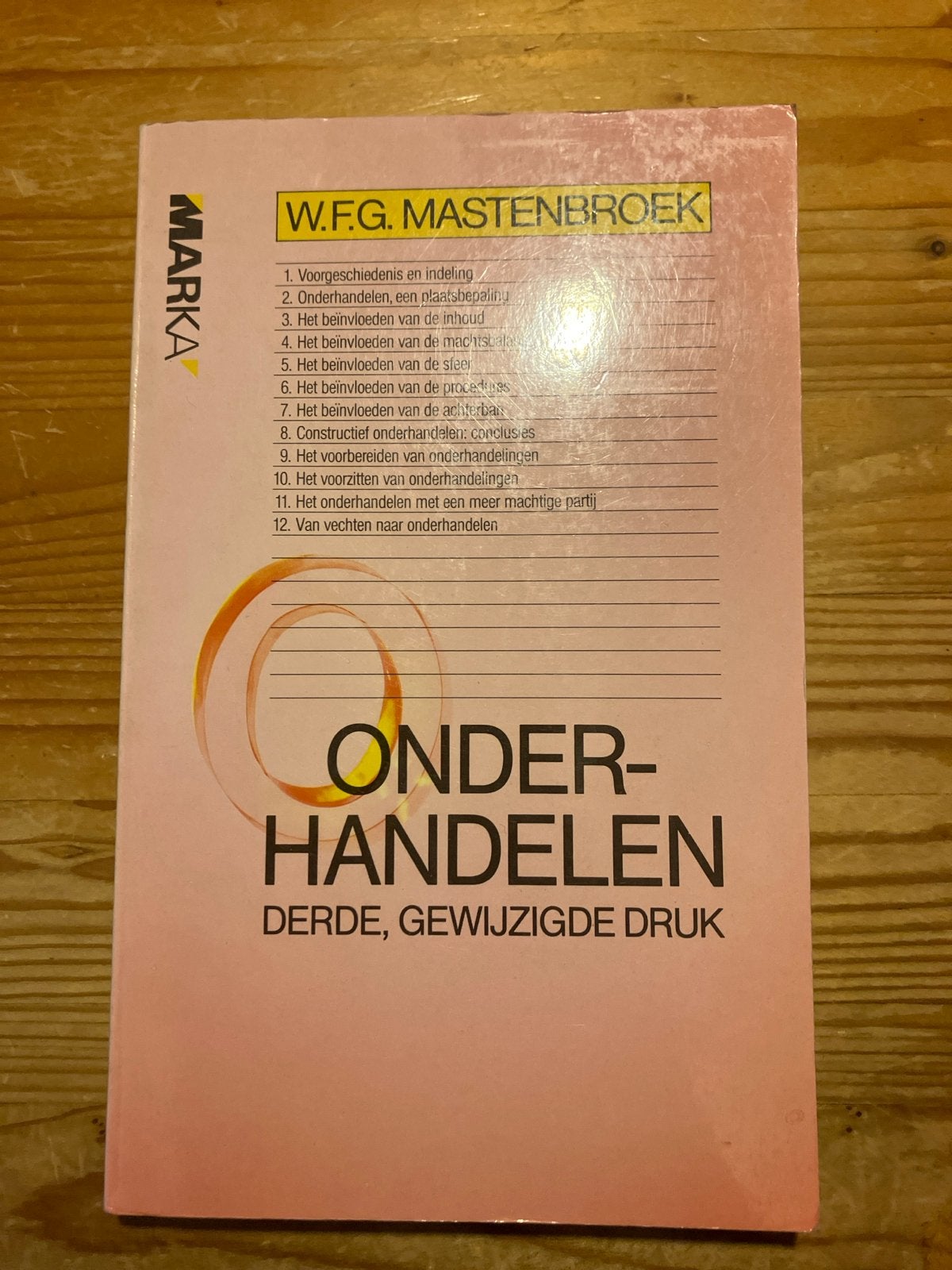 Onderhandelen - W.F.G. Mastenbroek (3e druk), Ophalen of Verzenden, Gamma, Gelezen, HBO