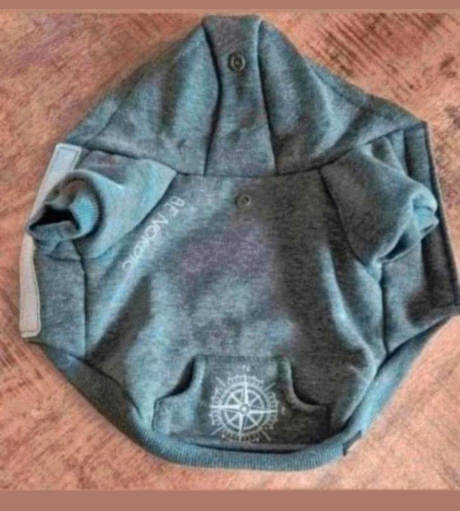 Trixie honden hoodie 24 cm maat S, grijs. Amper gedragen, Ophalen of Verzenden, Zo goed als nieuw, Hondenshirt