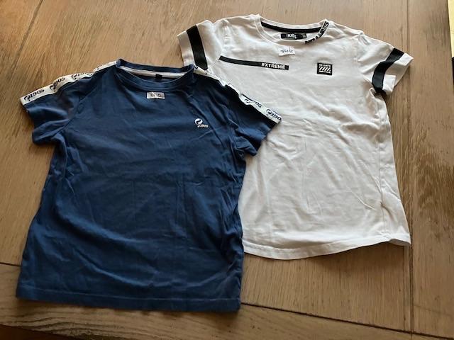 2 shirts maat 122-128 € 2,00 per stuk, Kinderen en Baby's, Kinderkleding | Maat 122, Ophalen of Verzenden, Zo goed als nieuw, Jongen