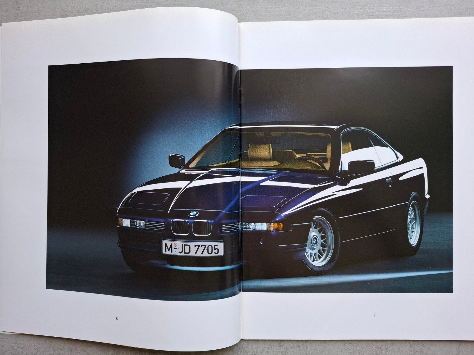 BMW 850i brochure - 1991, Ophalen of Verzenden, Zo goed als nieuw, BMW