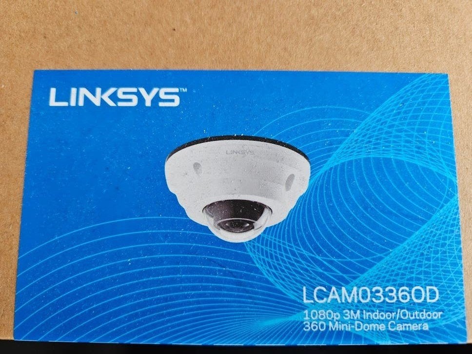 Linksys LCAM03360D 1080p 3M Mini-Dome Cam, Ophalen, Nieuw