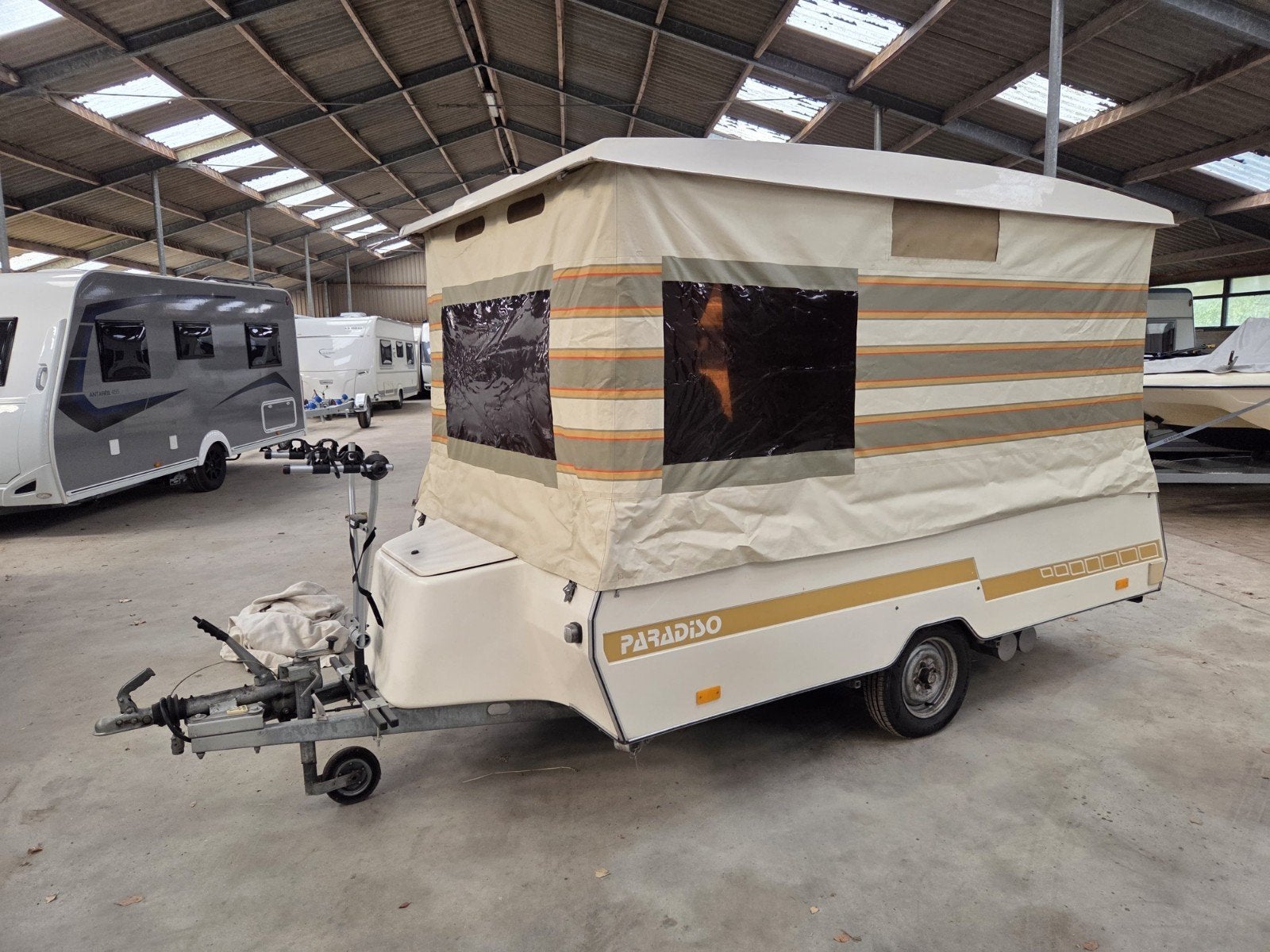 Prachtige vintage vouwwagen (goede staat!), Caravans en Kamperen, Ophalen, Aanwezig