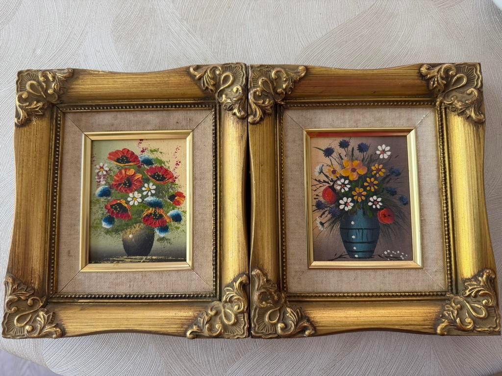 Schilderijtjes, Ophalen of Verzenden, Zo goed als nieuw, Hout, Minder dan 50 cm