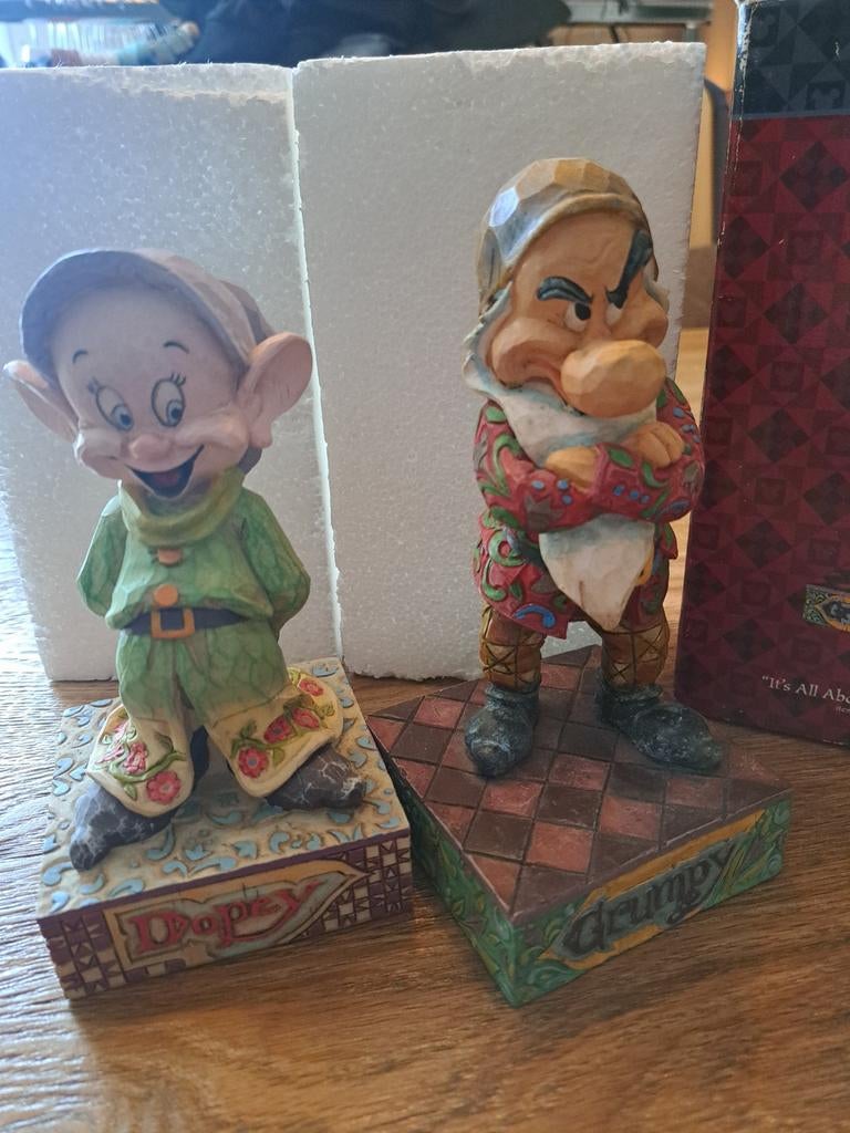 Disney tradition Grumpy m Doos en Dopey Z Doos, Verzamelen, Ophalen of Verzenden, Beeldje of Figuurtje