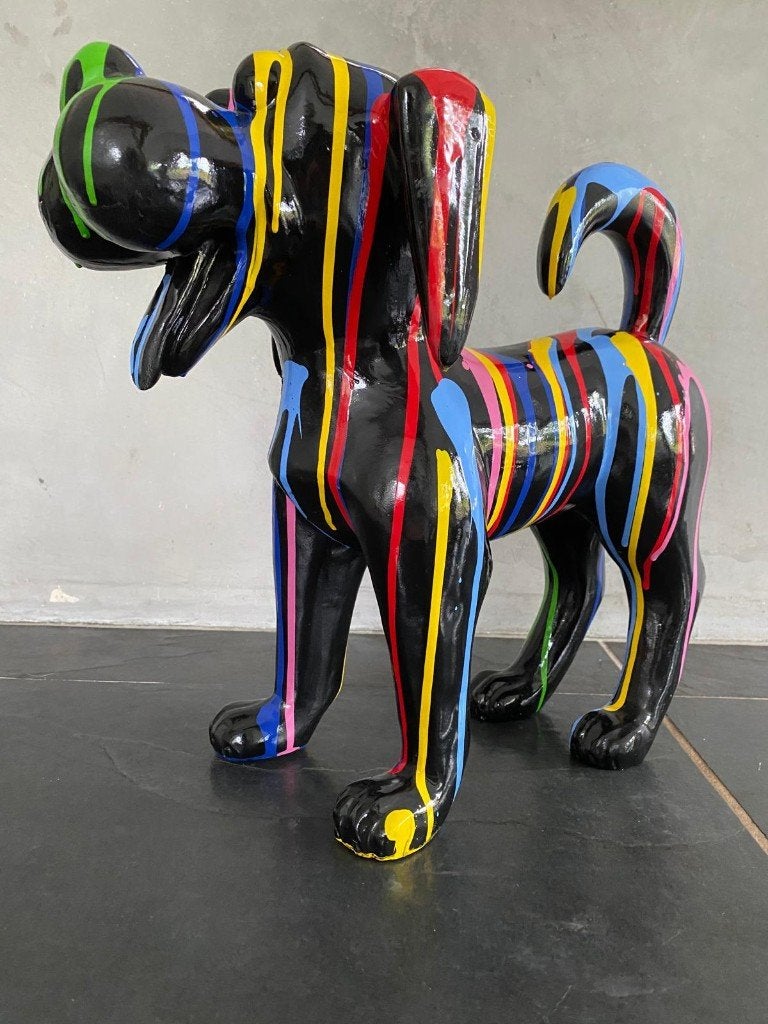 Vrolijk design hondje / decoratiebeeld, Meerkleurig, Overige materialen, Nieuw, Ophalen of Verzenden