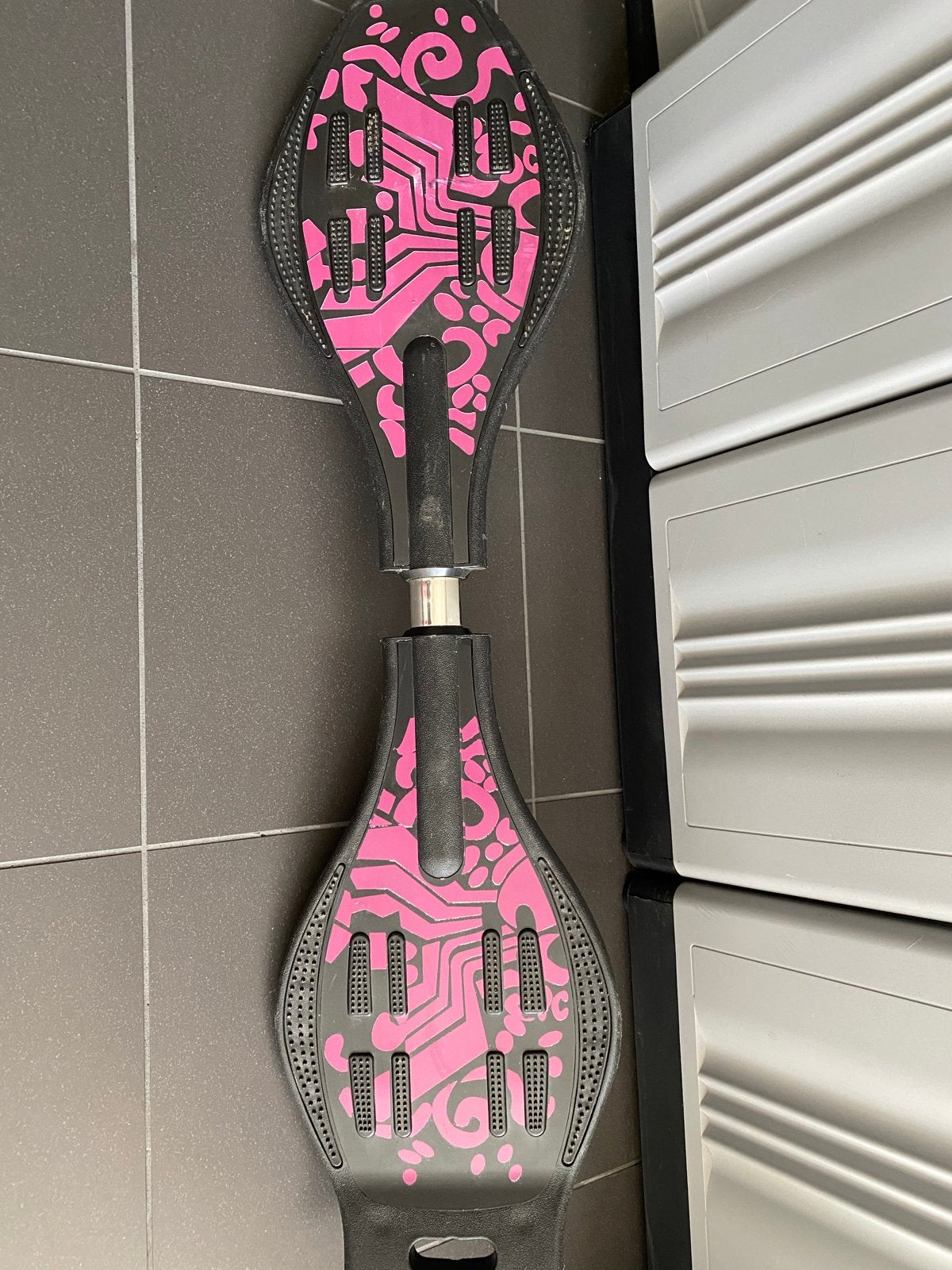Waveboard - Roze/Zwart, Ophalen of Verzenden, Gebruikt, Waveboard