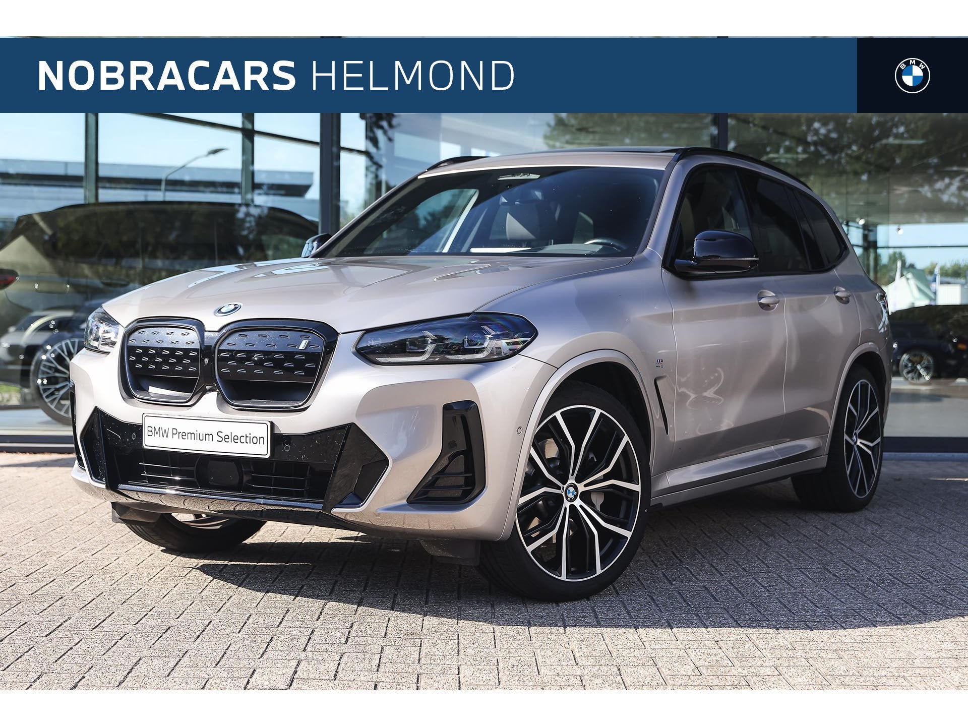 BMW iX3 High Executive / Trekhaak / Sportstoelen / Adaptieve, Auto's, Dealer onderhouden, Achterwielaandrijving, Gebruikt, 436 min