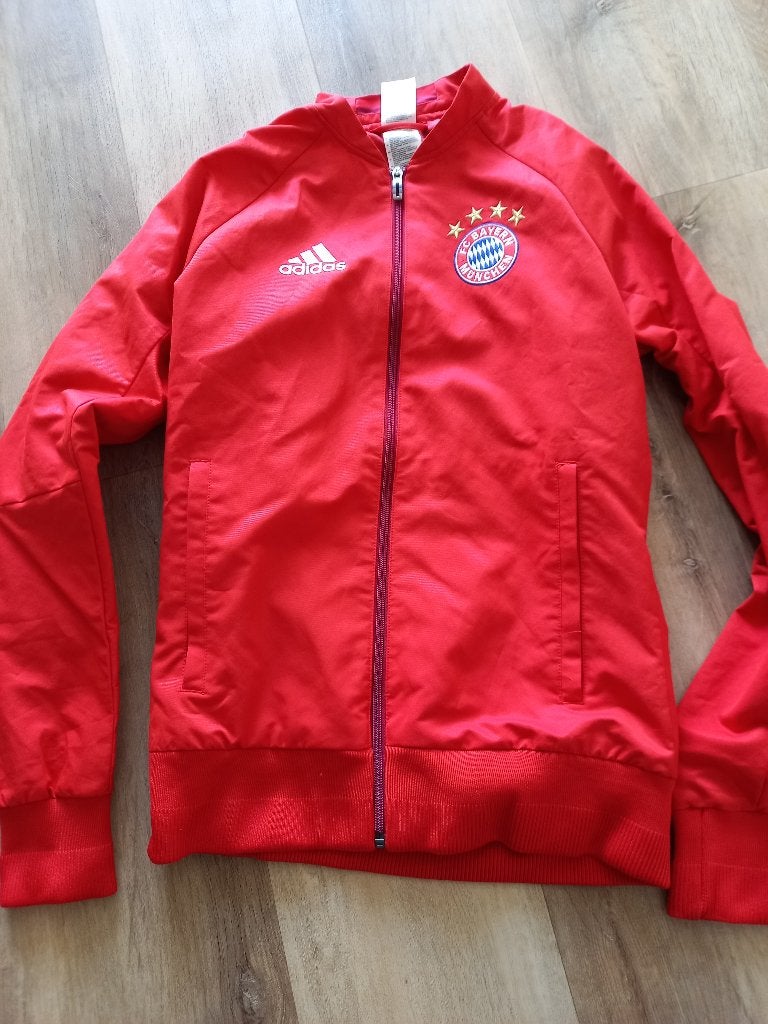 Adidas FC Bayern München trainingsjack XS, Sport en Fitness, Voetbal, Maat XS of kleiner, Ophalen of Verzenden, Zo goed als nieuw
