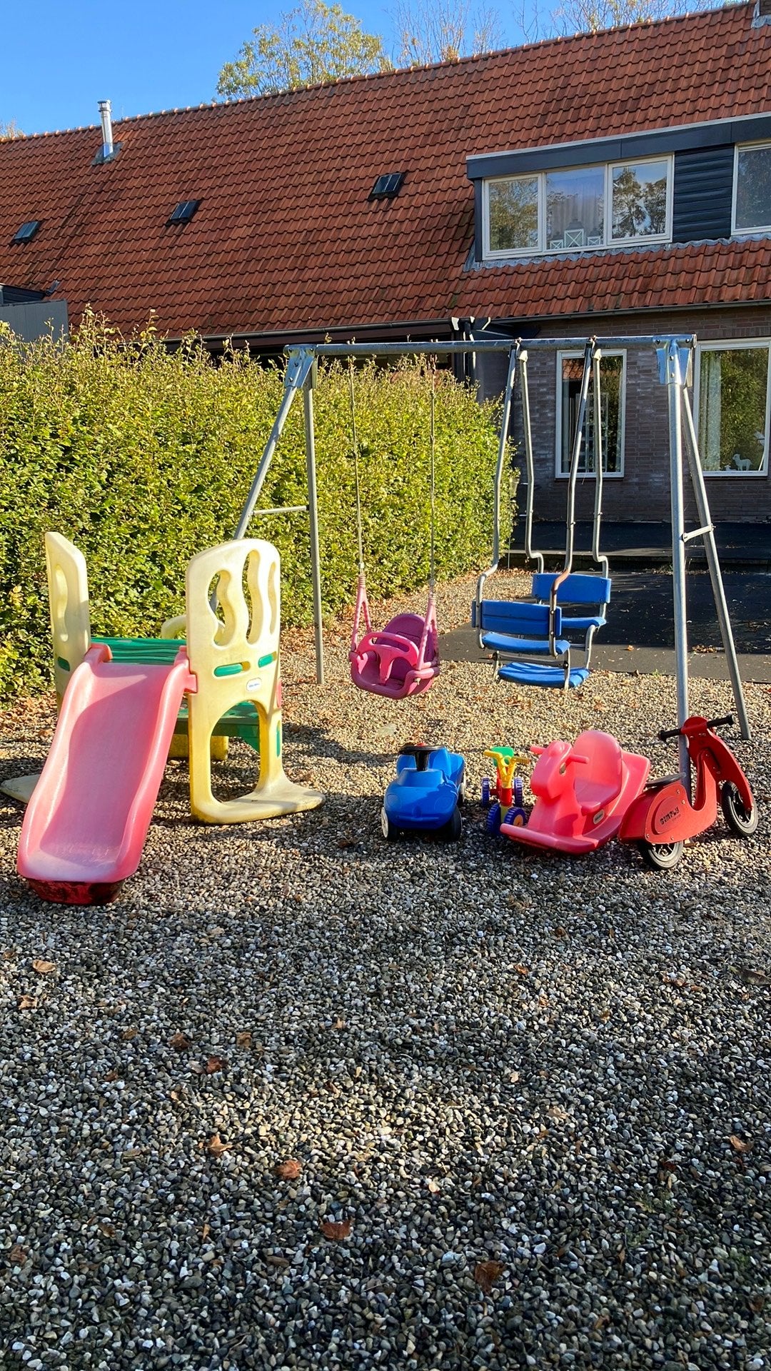 Kinderspeelgoed, Ophalen, Gebruikt