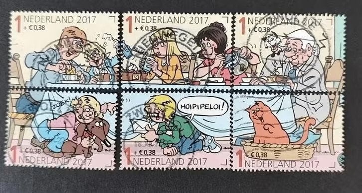 nederland nvph 3586 a/f, Verzenden, Na 1940, Gestempeld