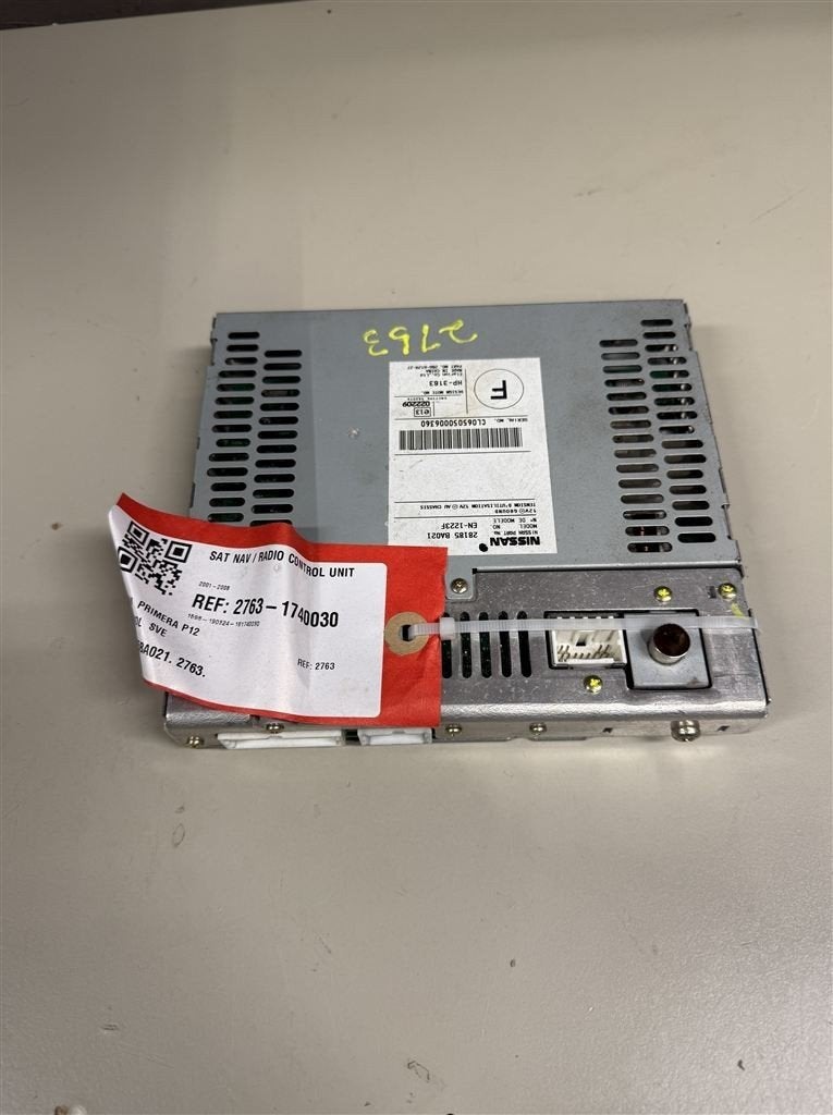 2005 Nissan Primera P12 Sat Nav Radio Control Unit P/N 28185, Ophalen of Verzenden, Zo goed als nieuw