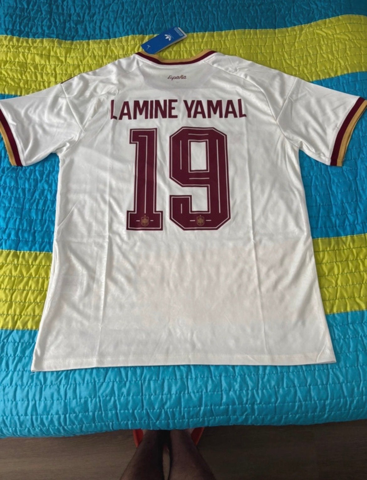 Lamine Yamal Spanje thuisshirt WK 2026 - Maat M, Maat 48/50 (M), Wit, Nieuw, Ophalen of Verzenden