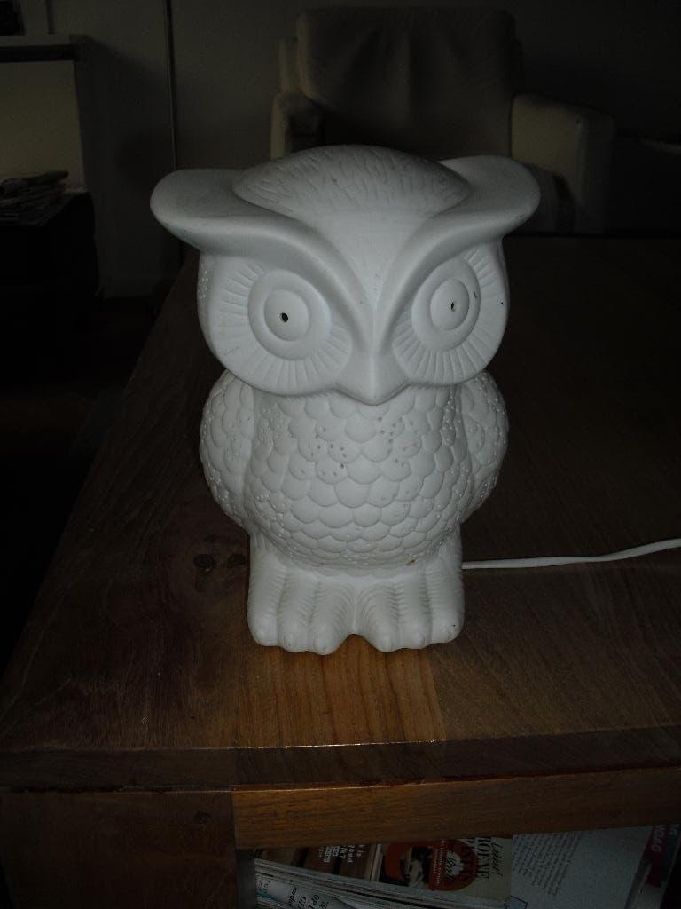 TE KOOP ELEKTRISCHE UIL LAMP, Ophalen of Verzenden, Zo goed als nieuw, Lamp