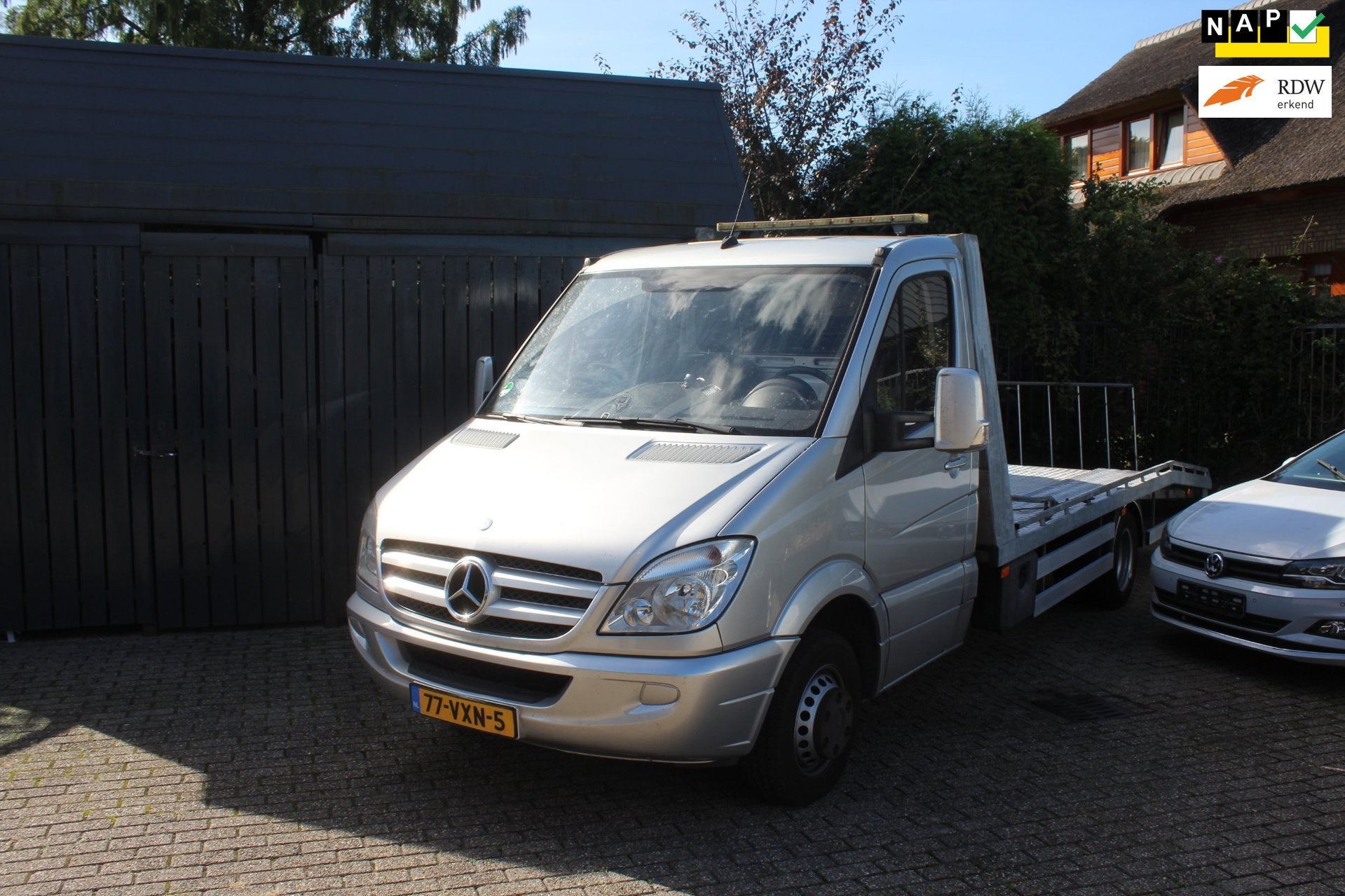 Mercedes-Benz Sprinter oprijwagen autotransporter 515 2.2 CD, Euro 5, Achterwielaandrijving, Gebruikt, Zwart