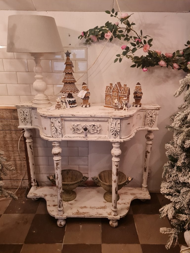Old look sidetable merk Clayre & Eef, Overige houtsoorten, Heikant 21 Kaatsheuvel, 100 tot 150 cm, Belle Vieille Brocante