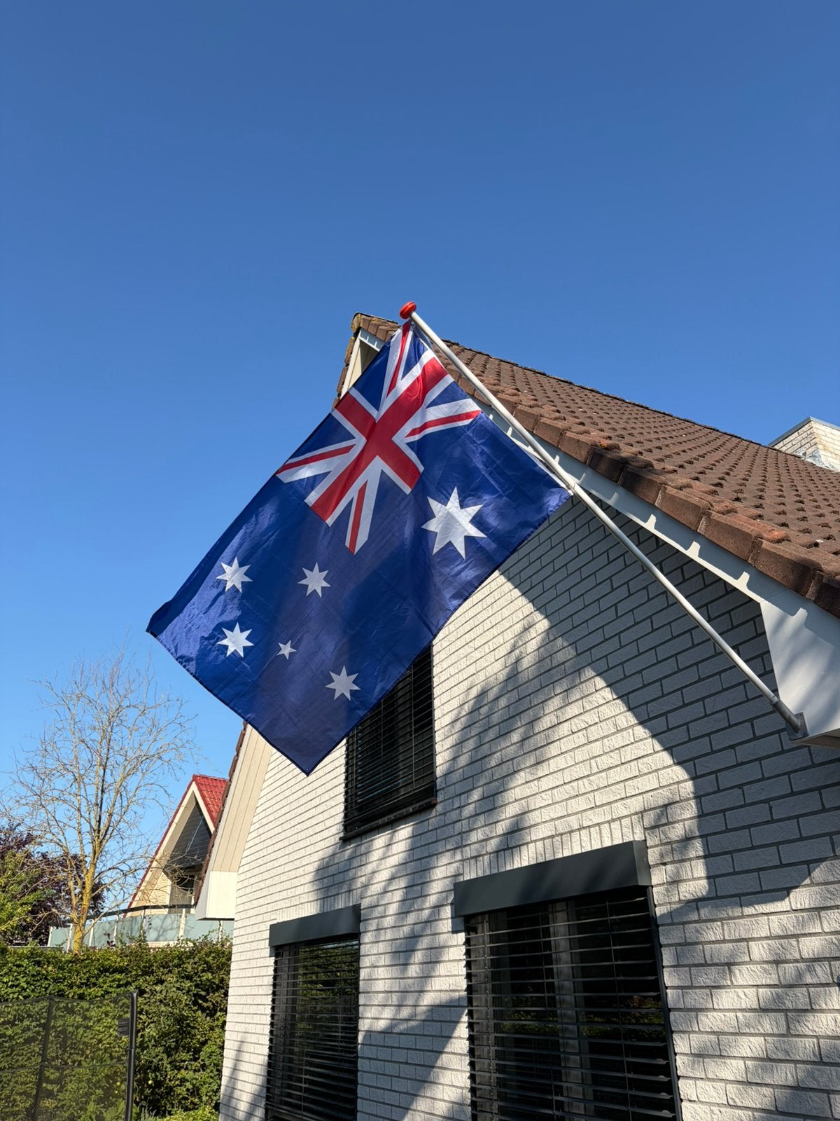 Australische vlag en vlaggenlijn (6.2meter), Diversen, Ophalen of Verzenden, Zo goed als nieuw