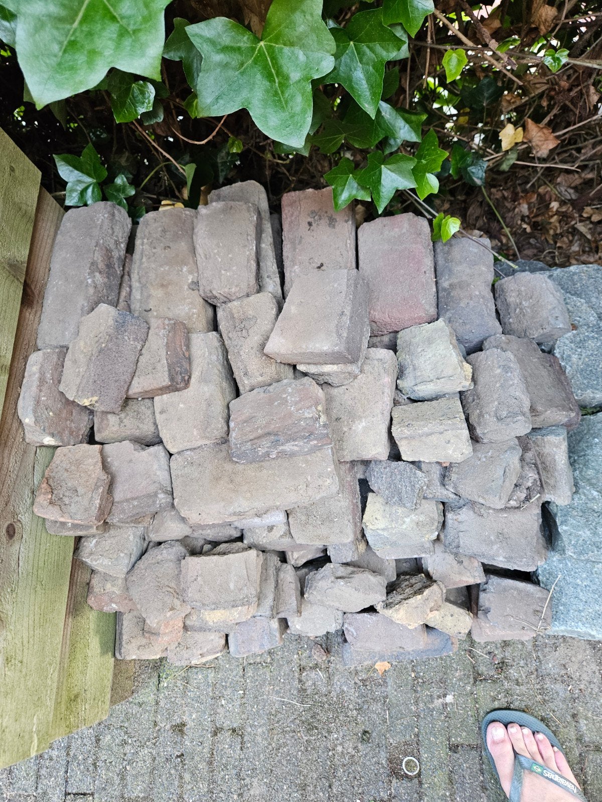 Gebruikte bakstenen voor tuin of decoratie, Ophalen of Verzenden, Bakstenen