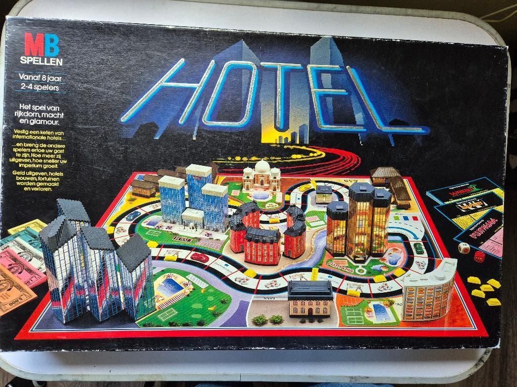 Hotel, Een of twee spelers, Ophalen of Verzenden, Gebruikt, MB Spellen